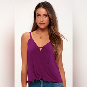 Breezy Magenta Top